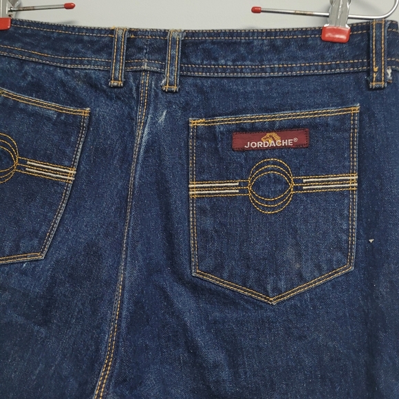 Jeans Vintage Jordache Uomo, Blu Regular Fit, Gamba Dritta, Vita Regolare, Nuovi Con Etichette